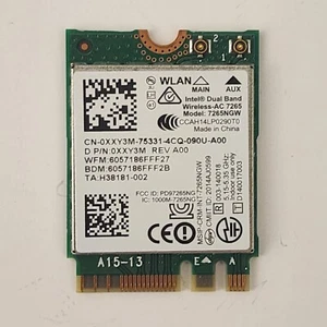 Intel Dual Band Wireless-AC 7265NGW WiFi & Bluetooth Card - Zdjęcie 1 z 2