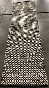 BLACK / IVORY 2'-3" x 8'-0" Flaw in Rug, Reduced Price 1172671261 NAT349Z-28 - Picture 1 of 3