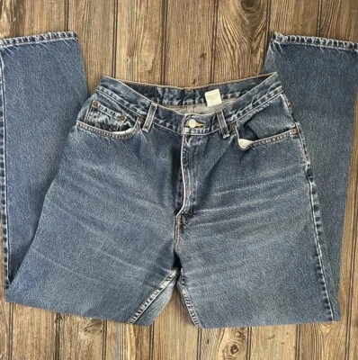 Винтажный Levi's 550 высоты расслабленный крой сужающийся ноги размер 14L длиной мама джинсы высокий - Изображение 1 из 4