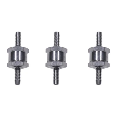 3 PCS 6MM Non-Return One Way 1/4 Inch Air Fuel Oil Check Valve Diesel Gas