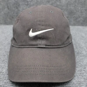 Nike Hat Cap Strap Back Black Swoosh Adjustable Baseball Boys Kid Youth Ages 4-7 - Picture 1 of 10