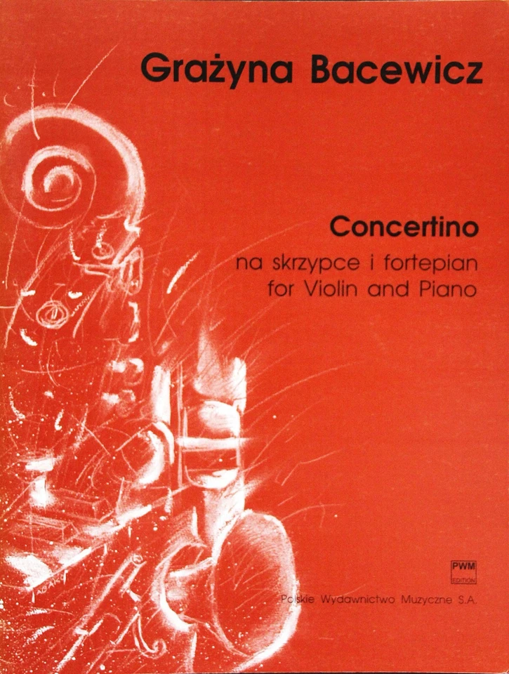 Grazyna Bacewicz Concertino for violin and piano - Image 1 of 1
