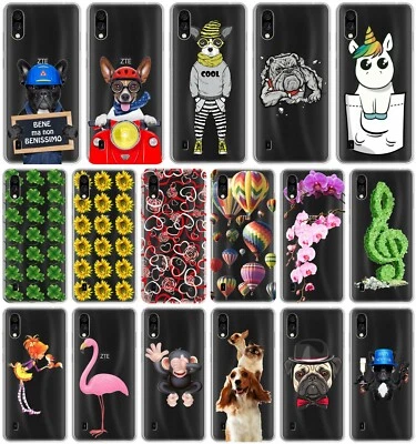 CUSTODIA COVER MORBIDA IN TPU TRASPARENTE PER ZTE BLADE A5 2020 FANTASIA T6 - Immagine 1 di 2