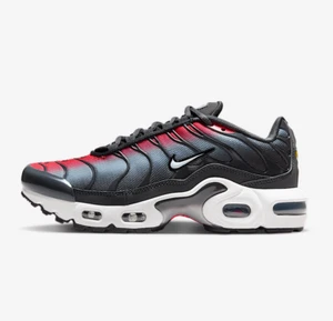 Nike Air Max Plus GS 'Bright Crimson Anthracite' CD0609-604 talla para mujer 5,5/4 años - Imagen 1 de 22