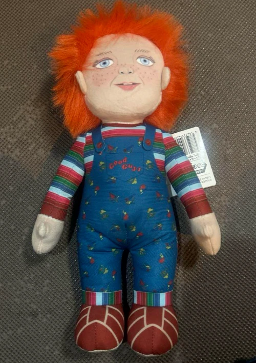 CHUCKY J565 Chucky Plush Real Version (Good Guy) Sega Plush 14" TAG Doll Japan