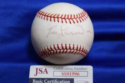 Tommy Lasorda JSA Coa Autograph National League Signed Baseball - Image 1 of 2