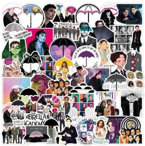 UMBRELLA ACADEMY Stickers [A&B] Hello Goodbye KLAUS Number Five~VINYL Waterproof - Picture 1 of 12
