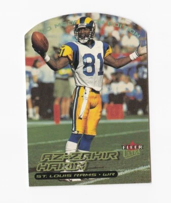 2000 Ultra Gold Medallion #123 Az-Zahir Hakim St. Louis Rams San Diego State - Image 1 of 2