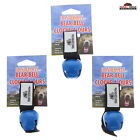 3-Pack Bear Deterrent Bell Blue Magnetic Silencer Blue ~ New