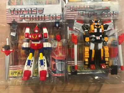 Figuras PVC Transformers G1 Mega SCF 05 Victory Leo & Starsaber Foto 1 de 3