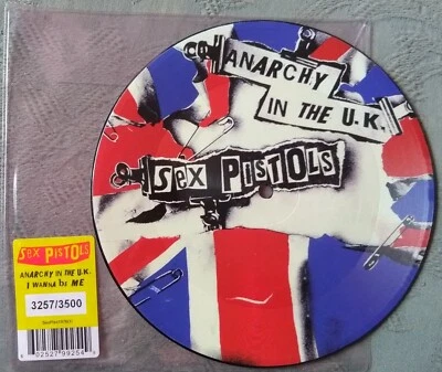 Sex Pistols Anarchy In The UK RSD 2012 Reissue Pic Disc Ltd Edition #3257 N/M ℹ️ - Image 1 of 3