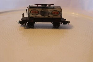 HO Scale Märklin Single Dome Tank Car, Esso, #598210 Vintage, Weathered (M7) - Picture 1 of 6