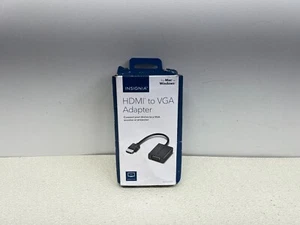 Insignia HDMI To VGA Adapter For Mac & Windows Laptops Desktops - - Picture 1 of 3