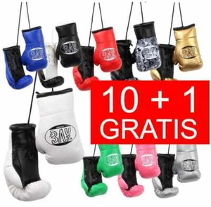 10 + 1 Mini Boxhandschuhe Autospiegel Miniboxhandschuhe Anhänger Auto Spiegel - Bild 1 von 25