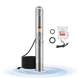 1HP Deep Well Submersible Pump Stainless Steel Water Pump 31.7 GPM 207 ft - Picture 1 of 12