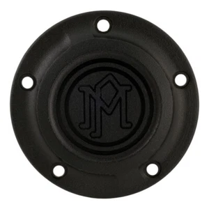 PM Billet Scallop Black Timer Cover for Harley-Davidson Twin Cam 952081 SB6 - Picture 1 of 2