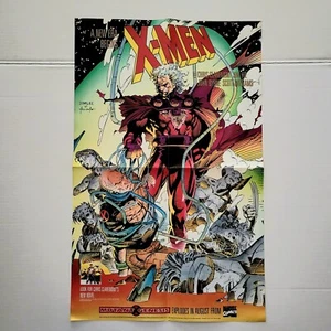Poster originale 1991 "X-MEN: MUTANT GENESIS" JIM LEE / PROMO Marvel Comics nuovo - Foto 1 di 6
