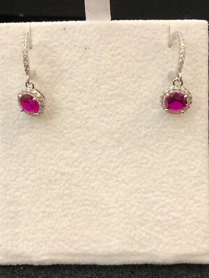 Boccadamo Orecchini in argento con pietre rosse-Gioielleria Ottaviani Roma - Immagine 1 di 4