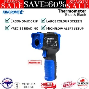 Kincrome Infrared Thermometer Large LCD Colour Screen Digital Laser Scanner Blue - Picture 1 of 12