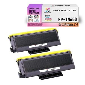 2Pk TRS TN650 Black Compatible for Brother DCP8080DN, HL5340D Toner Cartridge