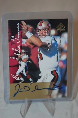 1997 SP Authentic Sign of the Times Jim Druckenmiller Auto San Francisco 49ers - Image 1 of 2