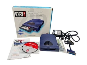 ZIP 250 Iomega Drive External Z250P Parallel Disk with Cable and Power Supply - Picture 1 of 7