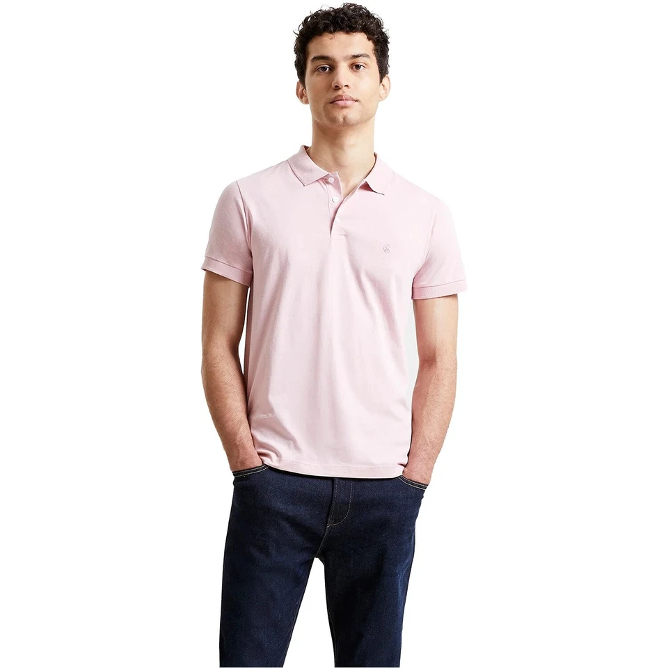 Camisa polo French Connection para hombre manga corta algodón suave calce regular Foto 1 de 1