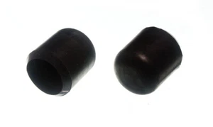 New 40 X Chair Ferrules Black Rubber Floor Protector Stick Ends 25mm 1 Inch - On - Picture 1 of 1