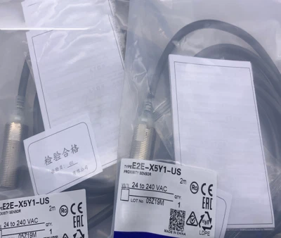 1PC New Omron E2E-X5Y1-US Proximity Sensor Free Shipping E2EX5Y1US - Image 1 of 4