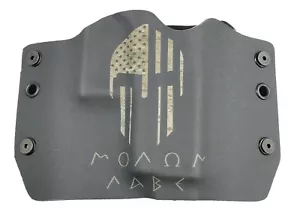 OUTLAW OWB Kydex Gun Holster USA made right hand for GLOCK 43 9MM G43 Non Railed - Picture 1 of 12