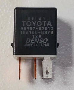 RELÉ ORIGINAL TOYOTA LEXUS DENSO 90987-02012 ¡PROBADO! OE SE ADAPTA A VARIOS AÑOS - Imagen 1 de 3