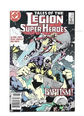 TALES OF THE LEGION OF SUPER-HEROES #341 DC 1086 FN/VF COMBINE SHIP - Image 1 of 2