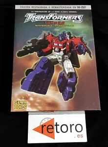 TRANSFORMERS Takara Masterforce Gear Box 6 Pack 10 DVD Video Eps 1 al 42 Español - Imagen 1 de 3