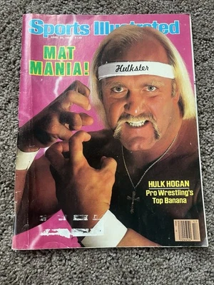 Халк Хоган Sports иллюстрированный журнал - 29 апреля 1985 коврик Mania! - Изображение 1 из 3
