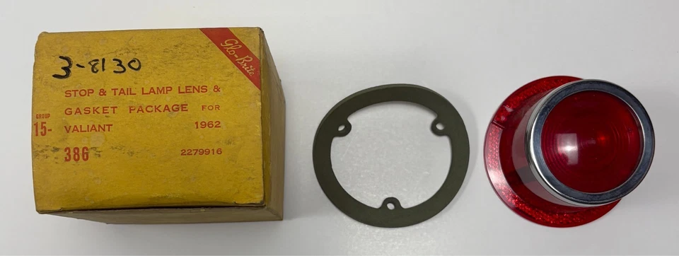 New Old Reproduction Stock Tail Lens for 1962 Plymouth Valiant Mopar #2279916 - Image 1 of 1