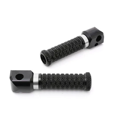 RRING Silver Rear Foot Pegs For Suzuki GSXR 750 96 97 98 99 -MC Foto 1 de 4