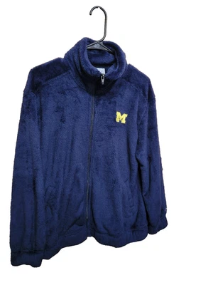 Champion Michigan Wolverines NCAA Chaqueta de felpa polar adulto pequeña azul Foto 1 de 4