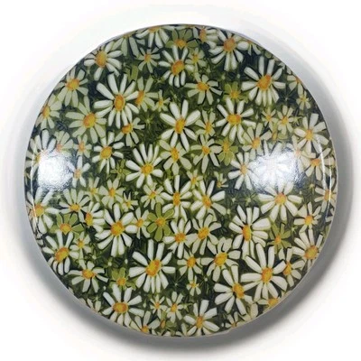 Bandeja para servir margaritas de fibra de vidrio mediados de siglo moderna grande ~16" Foto 1 de 4