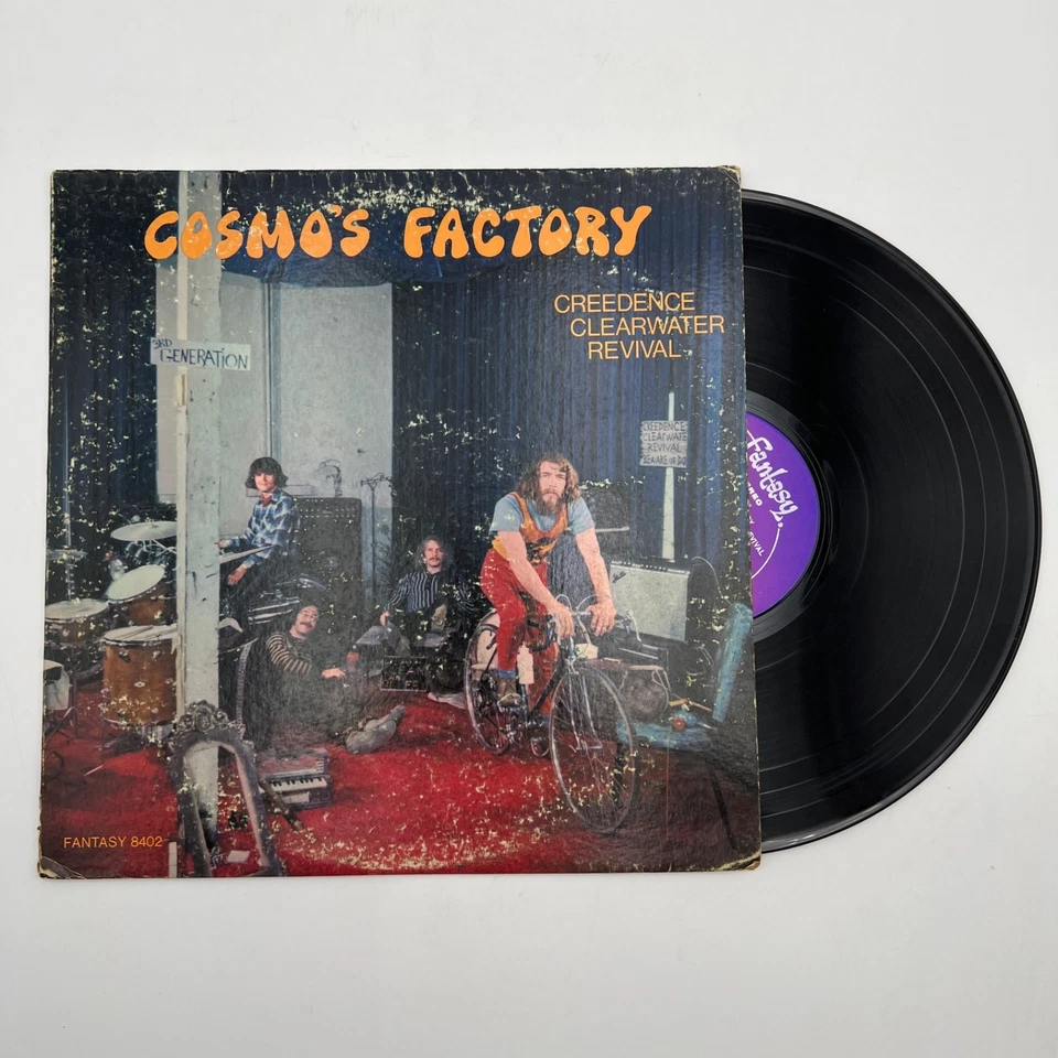 CCR – Cosmo’s Factory LP 1970 Fantasy 8402 Purple Label VG/G+ Classic Rock Foto 1 de 4