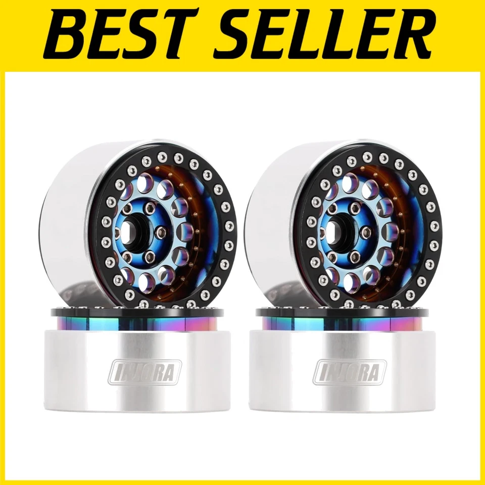 1.9" Beadlock Wheel Rim - Heavy Brass & Aluminum - Rainbow - Image 1 of 4