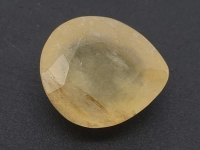 8.15 Ct Natural EGL Certified Pear Cut  Yellow Heliodor Beryl Loose Gemstone - Image 1 of 4