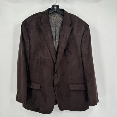Blazer Lauren Ralph Lauren Hombre 50R Marrón Gamuza Look Abrigo Deportivo Clásico Dinero Antiguo Foto 1 de 4
