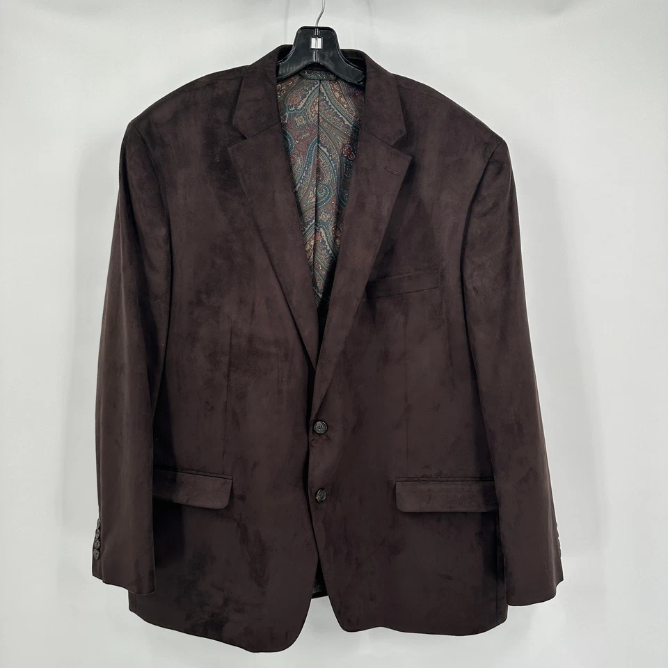 Blazer Lauren Ralph Lauren Hombre 50R Marrón Gamuza Look Abrigo Deportivo Clásico Dinero Antiguo Foto 1 de 4