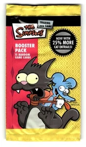 EMPTY The Simpsons Trading Card  Pack Type 2 - Picture 1 of 4