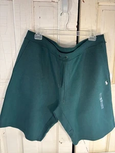 Polo Ralph Lauren Men's Dark Green Solid Double Knit Shorts Size 2XLT NWT's - Picture 1 of 19