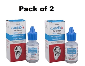 2X Candid Ear Wash Drops For treatment of fungal infections in Ear 10ml - Picture 1 of 1