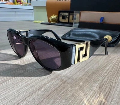 GIANNI VERSACE  GOLD Medusa Logo Sunglasses  Very Good Condition Rare - Image 1 of 4