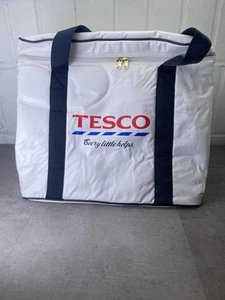 Bolso refrigerador Tesco vintage grande vacaciones de picnic - "Cada poco ayuda" - Imagen 1 de 12