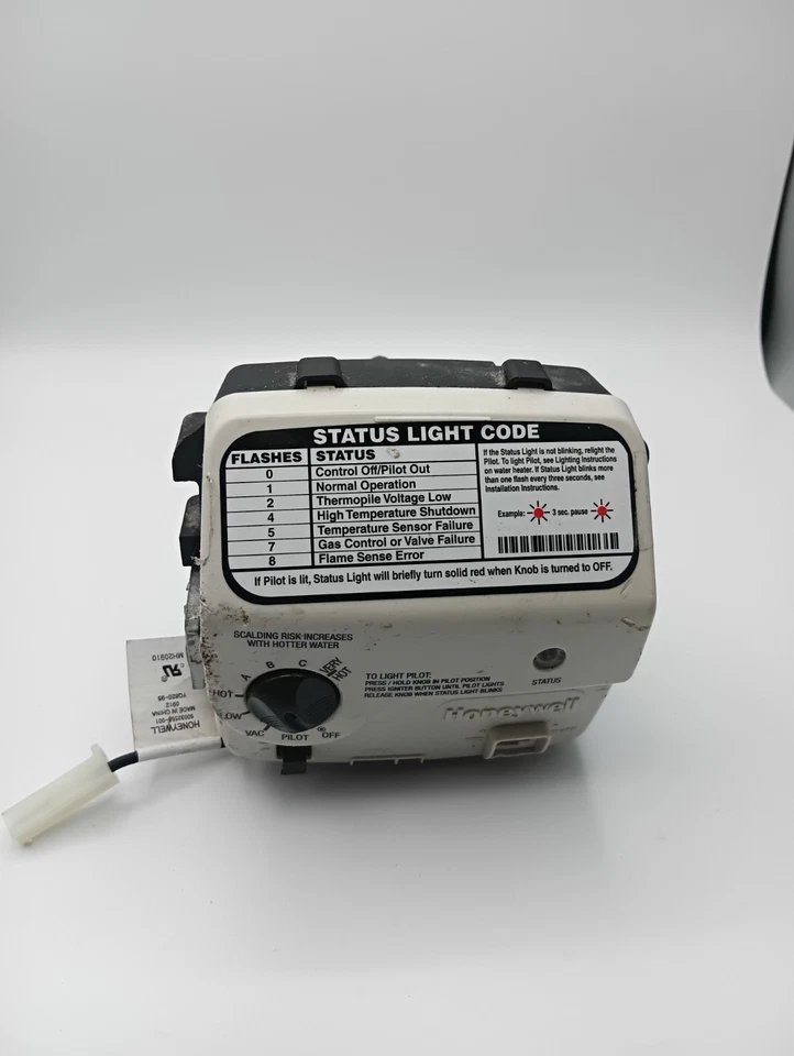 Honeywell WV8840B1117 клапан управления газом водонагревателя — природный газ 5,0 дюйма туалет - Изображение 1 из 4