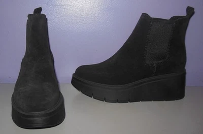 Botines de plataforma de gamuza negros impermeables La Canadienne Haskel 6,5 M Foto 1 de 4